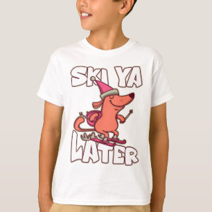 Ski Ya Later Alpine Apres Ski Skiier Skiing T-Shirt