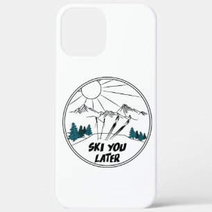 Ski You Later Funny Ski Pun iPhone 12 Pro Max Case