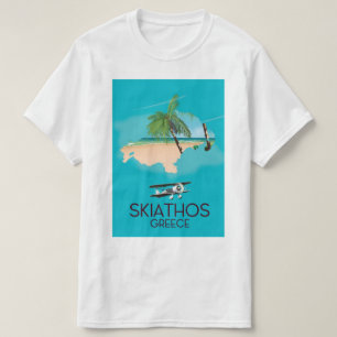 Skiathos Greece travel poster T-Shirt