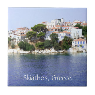 Skiathos Island, Greece Tile