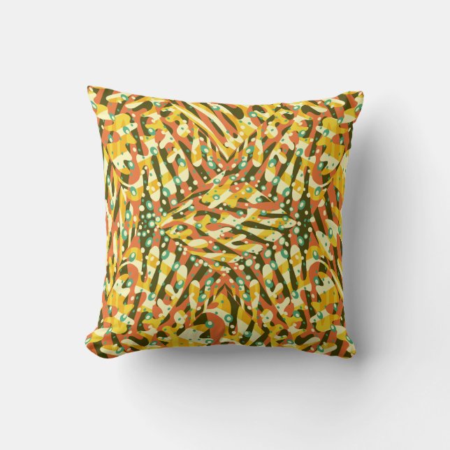 Skibbity Throw Pillow (Front)