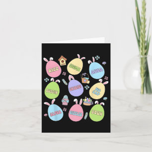 Skibidi Easter Day Egg Hunt Funny No Cap Rizz Meme Card