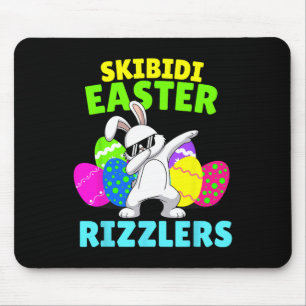 Skibidi Easter - Funny Easter Rizzler Gen Alpha Sl Mouse Pad