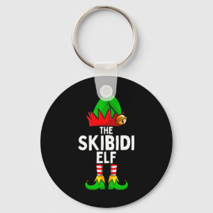 Skibidi Elf Matching Family Christmas Funny Silly  Keychain