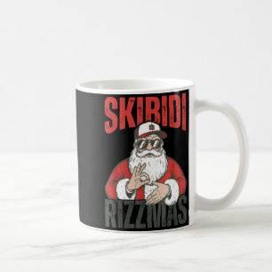 Skibidi Rizzmas 6 7 Christmas Santa Claus Six Seve Coffee Mug