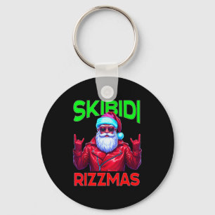 Skibidi Rizzmas Christmas Rizz Santa Claus Charism Keychain