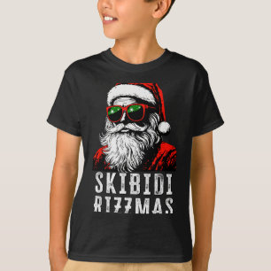 Skibidi Rizzmas Christmas Rizz Santa Claus Charism T-Shirt