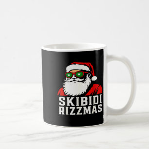 Skibidi Rizzmas Christmas Rizz Santa Claus  Coffee Mug