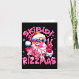 Skibidi Rizzmas Christmas Santa Claus Merry Mas Si Card