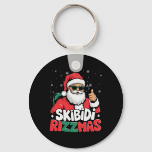 Skibidi Rizzmas Christmas Santa Claus Merry Rizz M Keychain