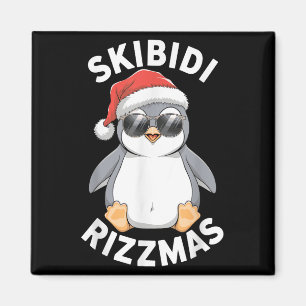 Skibidi Rizzmas Funny Christmas Christmas Season P Magnet