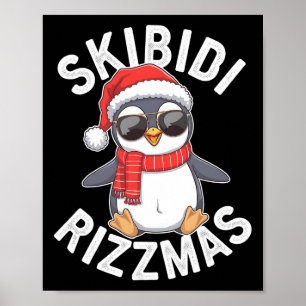 Skibidi Rizzmas Funny Christmas Christmas Season P Poster