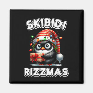 Skibidi Rizzmas Funny Gen Alpha Slang Christmas Pe Magnet