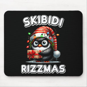 Skibidi Rizzmas Funny Gen Alpha Slang Christmas Pe Mouse Pad