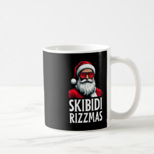 Skibidi Rizzmas Merry Christmas Santa Claus Funny Coffee Mug