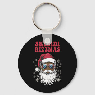 Skibidi Rizzmas Santa Claus Christmas Merry Rizz M Keychain
