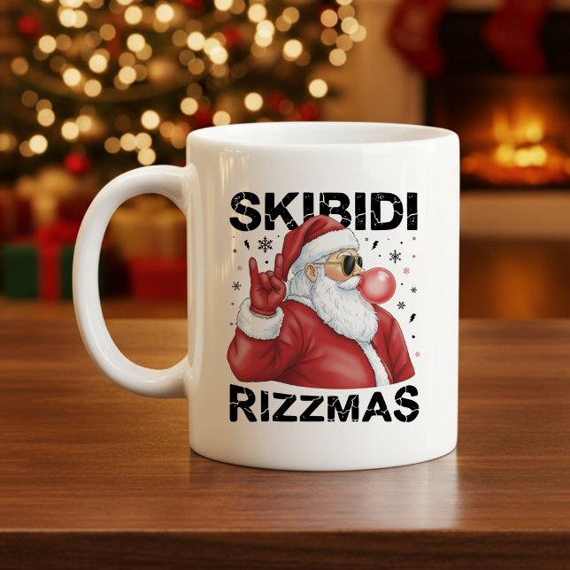 Skibidi Rizzmas Santa Claus Funny Christmas Coffee Mug (Skibidi Rizzmas Santa Claus Funny Christmas Coffee Mug
)