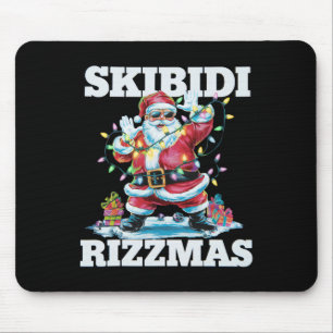 Skibidi Rizzmas Shirt Kids Men Women Christmas San Mouse Pad