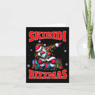 Skibidi Rizzmas Sigmas Funny Middle School Alpha C Card