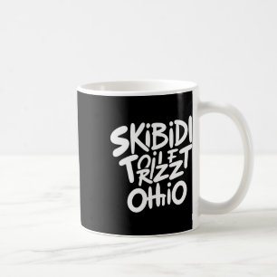 Skibidi Toilet Rizz Ohio Funny Meme Retro Vintage Coffee Mug