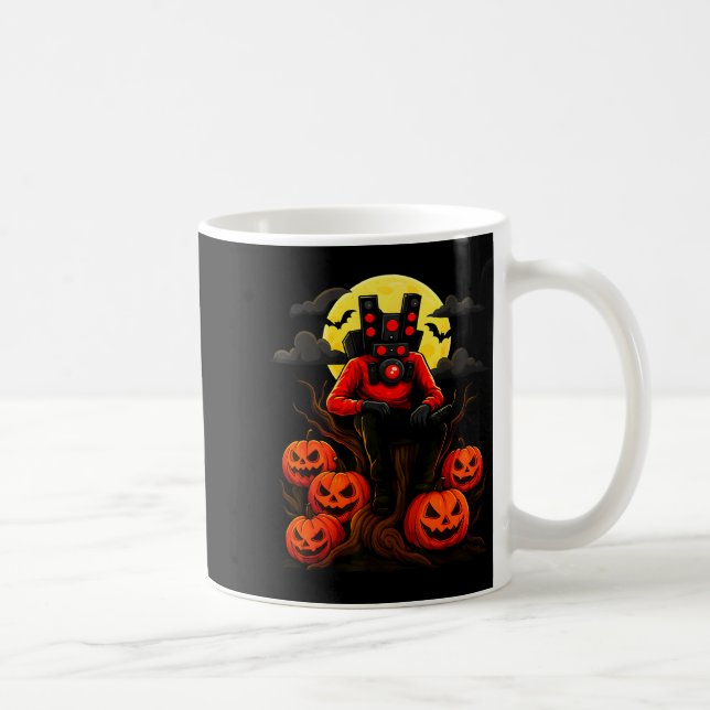 Skibidi Toilet Sigmas Don't Do Costumes Funny Hall Coffee Mug (Right)