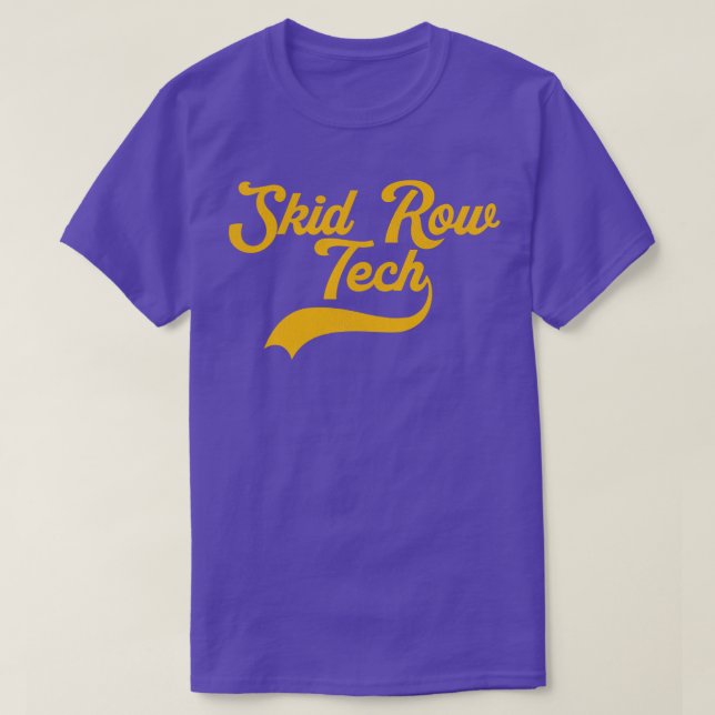 Skid Row Tech T-Shirt (Design Front)