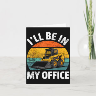 Skid Steer Operator Construction Heavy Equipment J Card