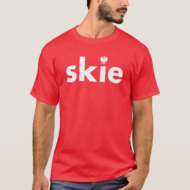 Skie Polish Last Name Tshirt (Front)