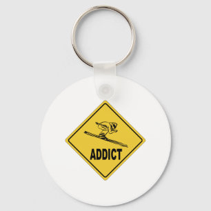 Skier 2 keychain