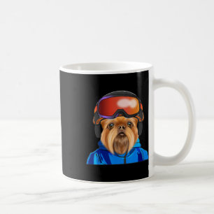 Skier Brussels Griffon Snowboarding Dog  Coffee Mug