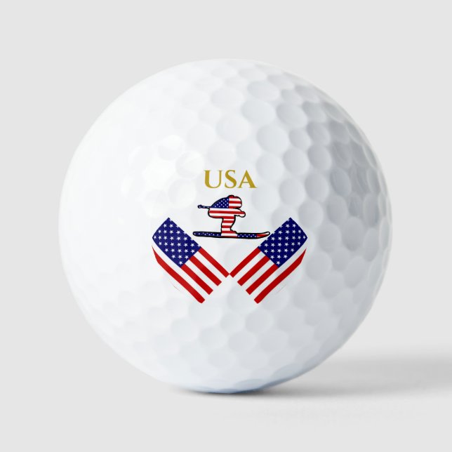SKIER GOLF BALLS (Front)
