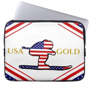 SKIER LAPTOP SLEEVE