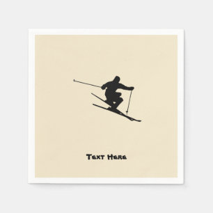 Skier Napkin