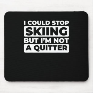 Skier Ski - Winter Sports Skiing Mouse Pad