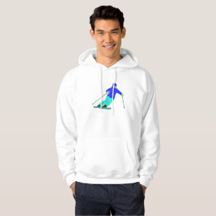 Skier Snow Skiing Hoodie