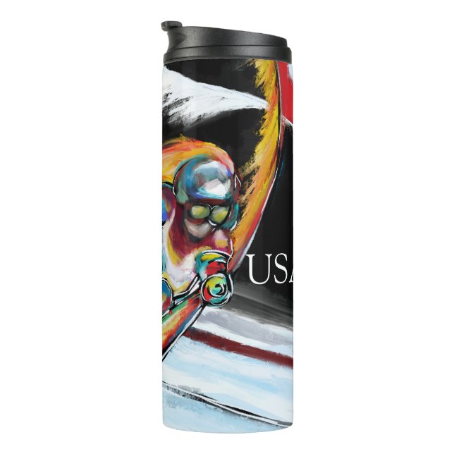 SKIER THERMAL TUMBLER (Rotated Right)
