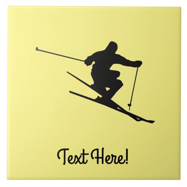 Skier Tile (Front)