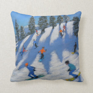 Skiers Lofer 2010 Throw Pillow