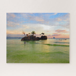 skies boracay rock jigsaw puzzle