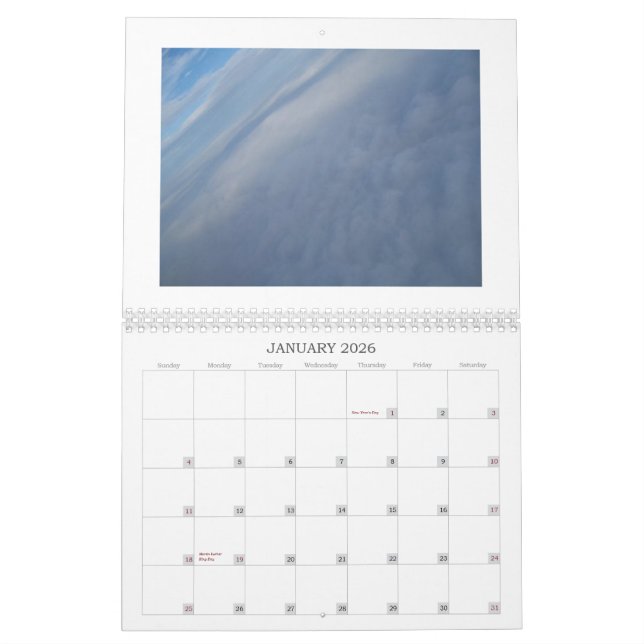 Skies - Seas - Scenery Calendar (Jan 2026)