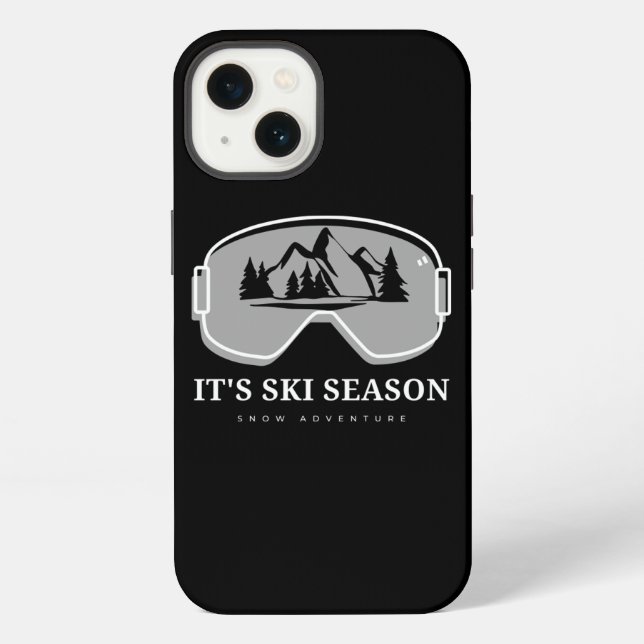 Skiing 56 Skiing Lover iPhone Case (Back)