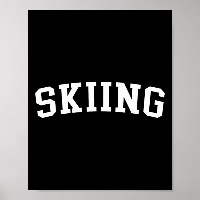 Skiing _6  poster (Front)