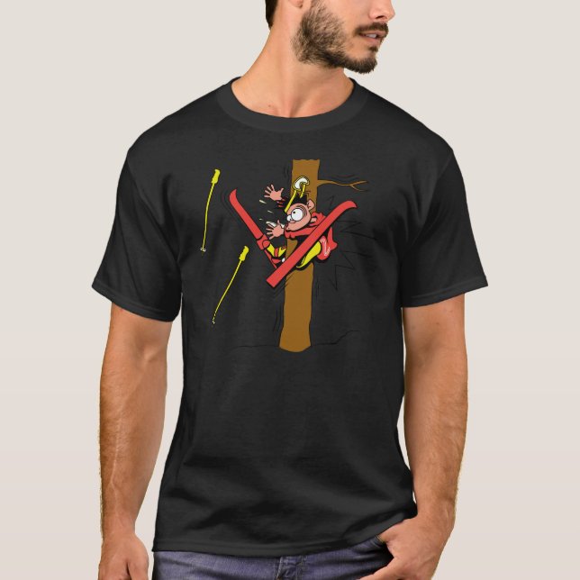 Skiing Accident T-Shirt (Front)
