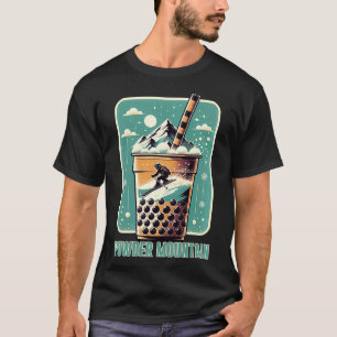 Skiing and Apres Ski Powder Mountain Utah Winter S T-Shirt