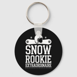 Skiing And Snowboarding Beginner Winter Sports Ent Keychain