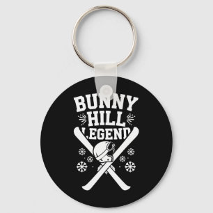 Skiing And Snowboarding Beginner Winter Sports Ent Keychain