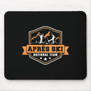 Skiing Aprés Ski National Team Skier Winter Sports Mouse Pad