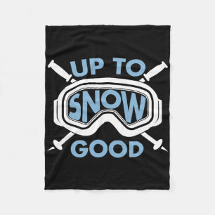 Skiing Art For Men Women Kids Winter Sport Ski Lov Fleece Blanket