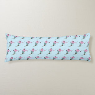 Skiing Body Pillow