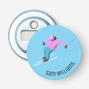 Skiing Bottle Opener